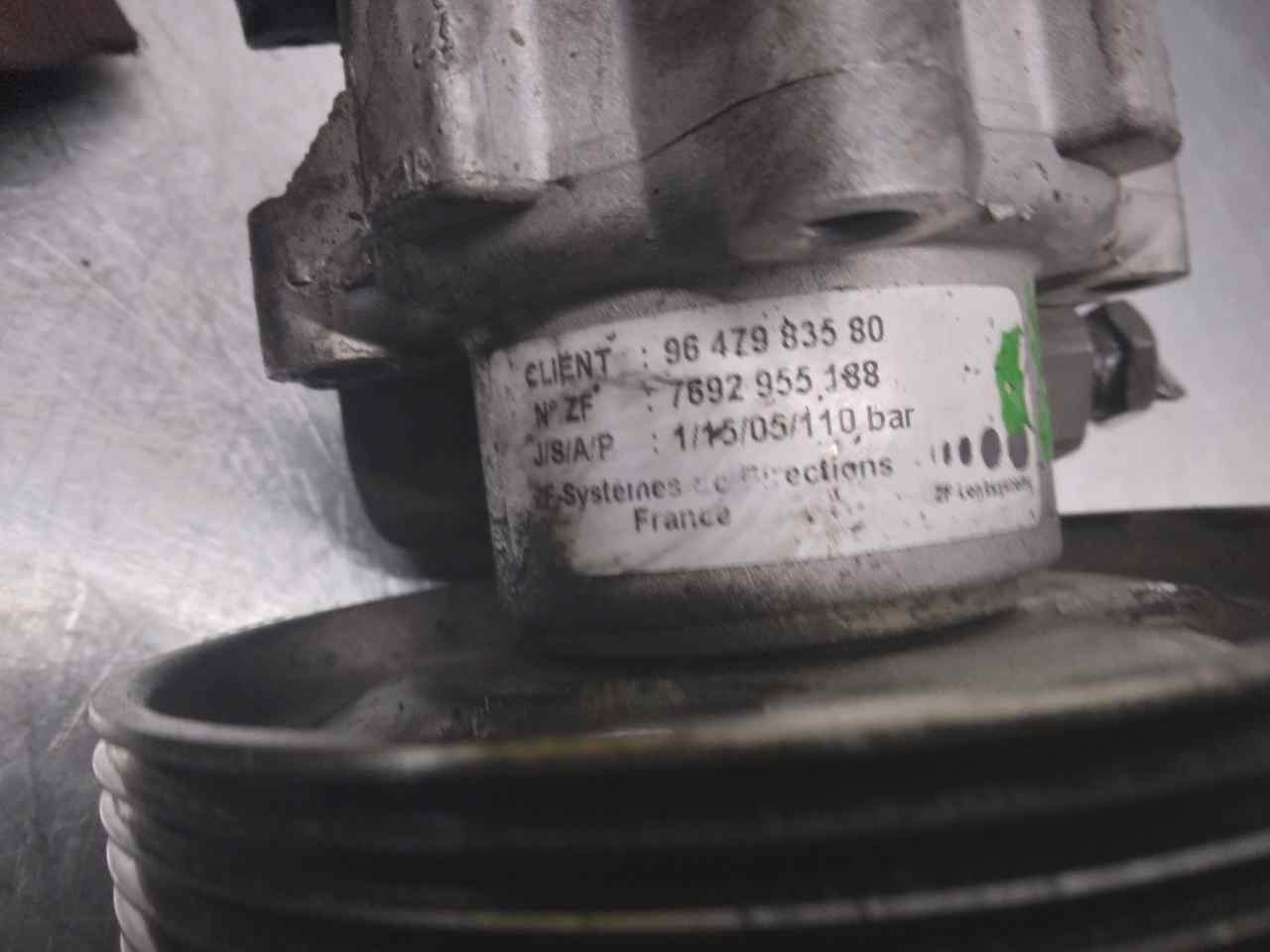 CITROËN C8 1 generation (2002-2014) Power Steering Pump ZF+7692955188 19787366