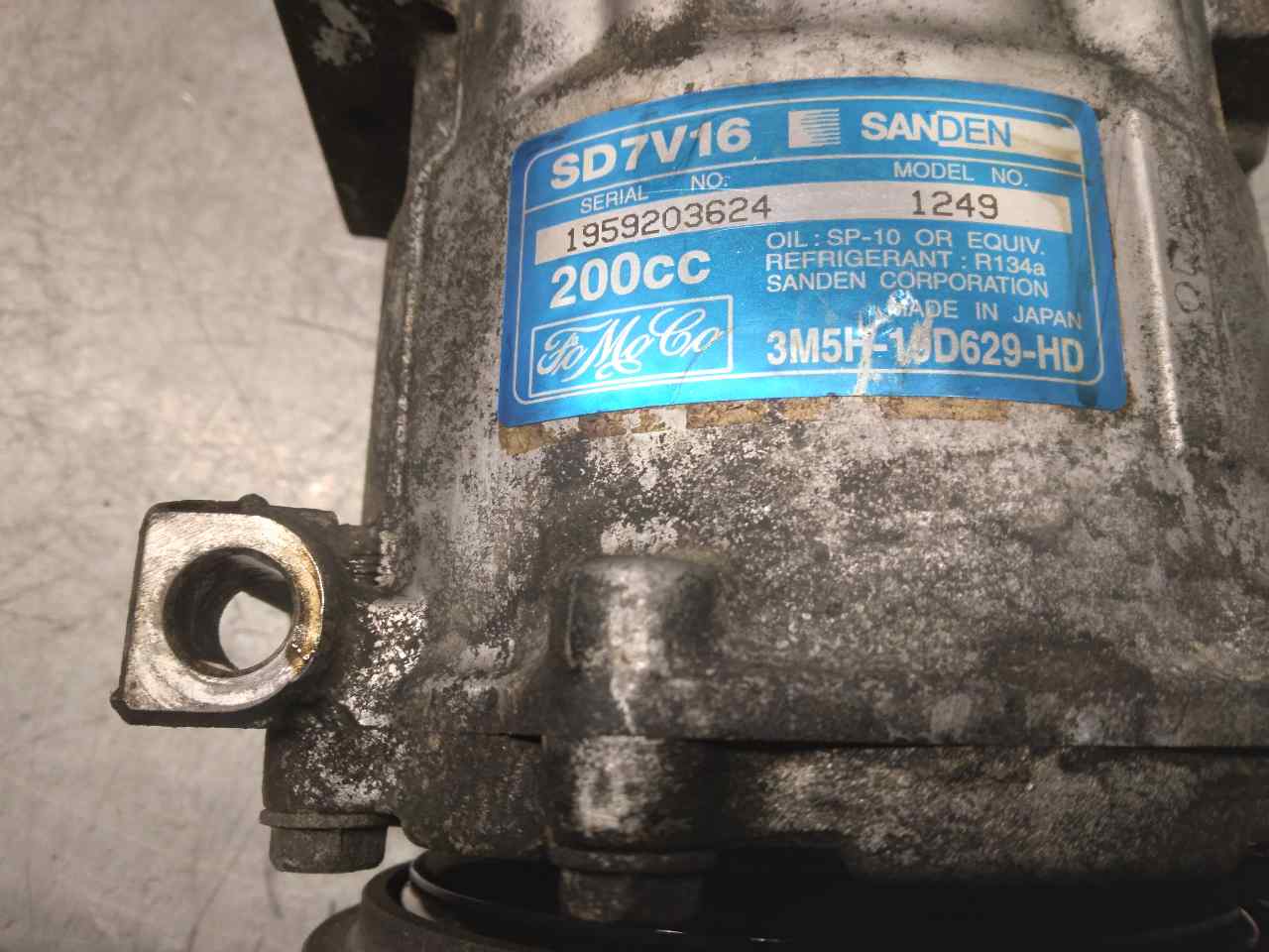 VOLVO S40 2 generation (2004-2012) Air Condition Pump 3M5H19D629HD, 1249, SANDEN 23757337