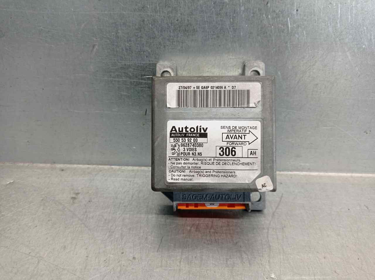 MITSUBISHI 306 1 generation (1993-2002) SRS Control Unit AUTOLIV, AUTOLIV+550539200 19826632