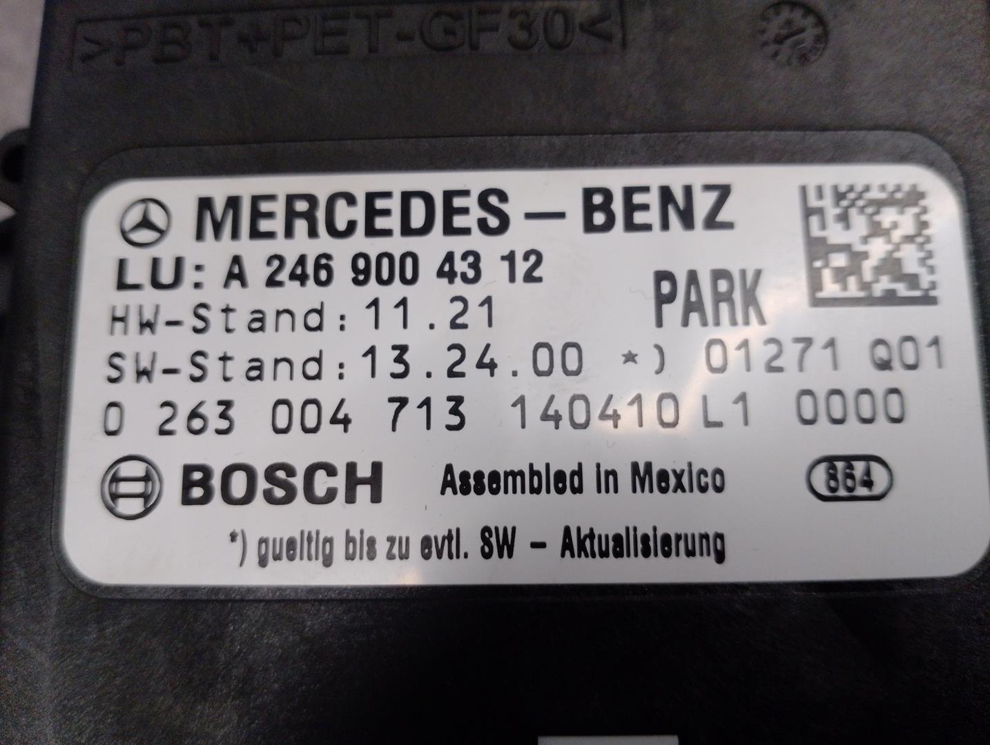 MERCEDES-BENZ B-Class W246 (2011-2020) Kiti valdymo blokai A2469004312, 0263004713 24147386
