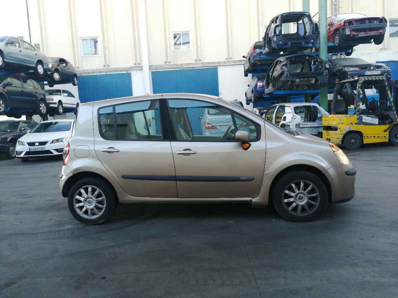 RENAULT Modus 1 generation (2004-2012) Galinė kairė vidinė atidarymo rankelėlė 5PUERTAS, 8200730861+ 19777972