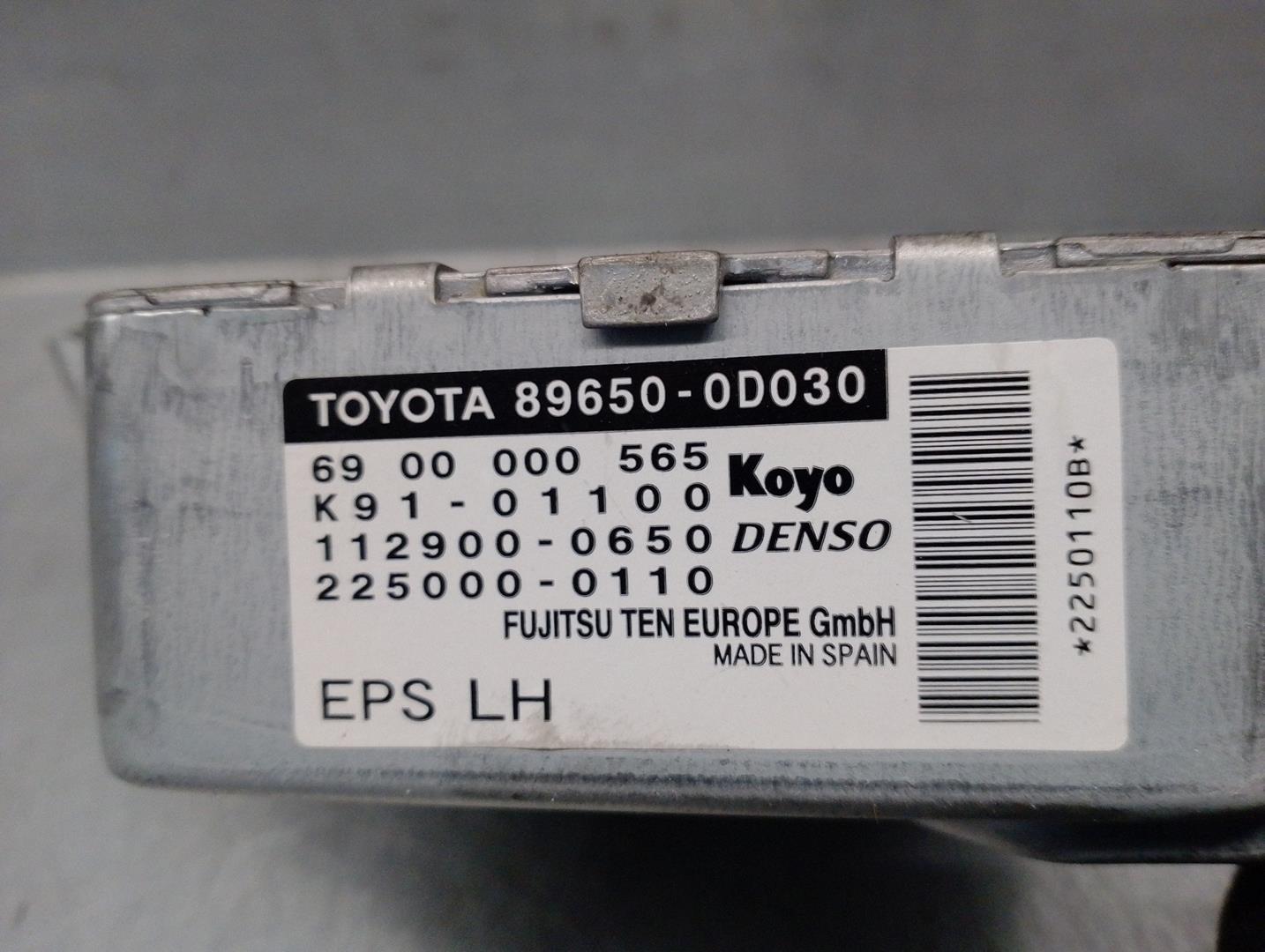 TOYOTA Yaris 1 generation (1999-2005) Другие блоки управления 896500D030, 1129000650, DENSO 21414577