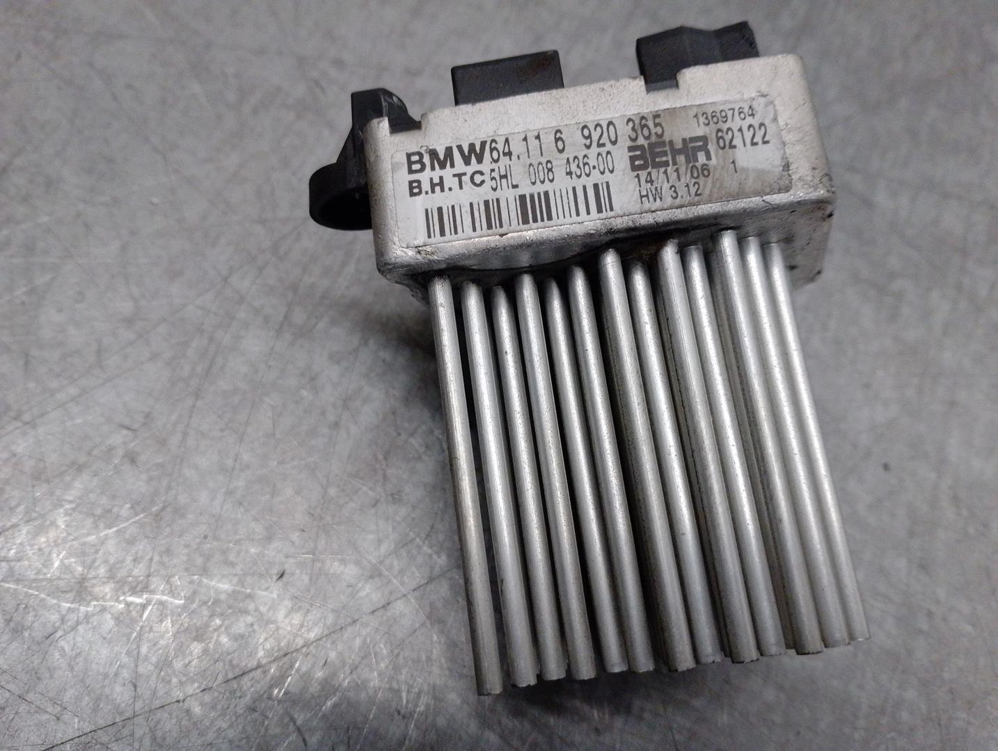 BMW X3 E83 (2003-2010) Interior Heater Resistor 64116920365,62122,BEHR 19924986