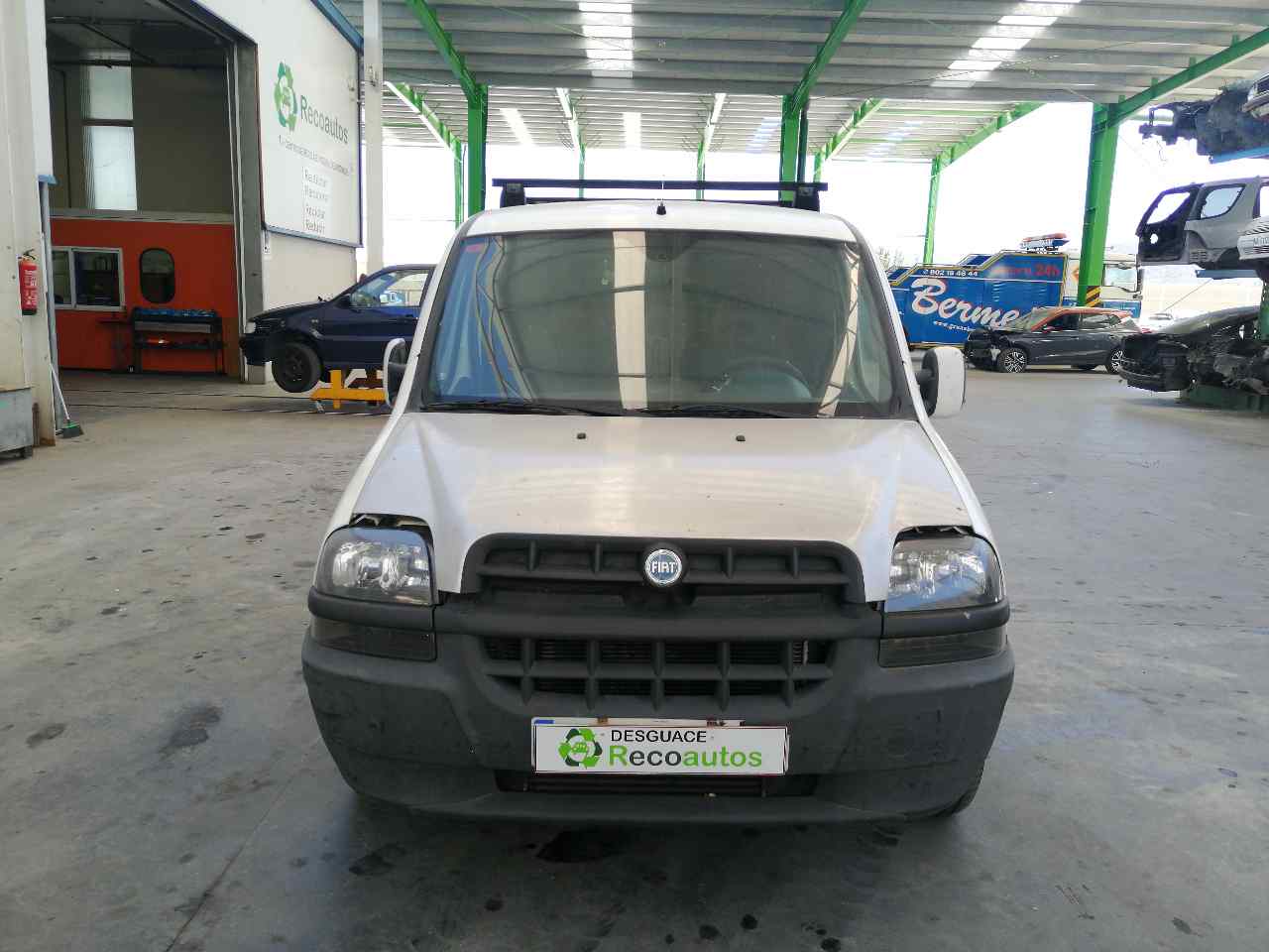 FIAT Doblo 1 generation (2001-2017) Бампер передний GRISTEXTURADO, 735393420+ 19806378