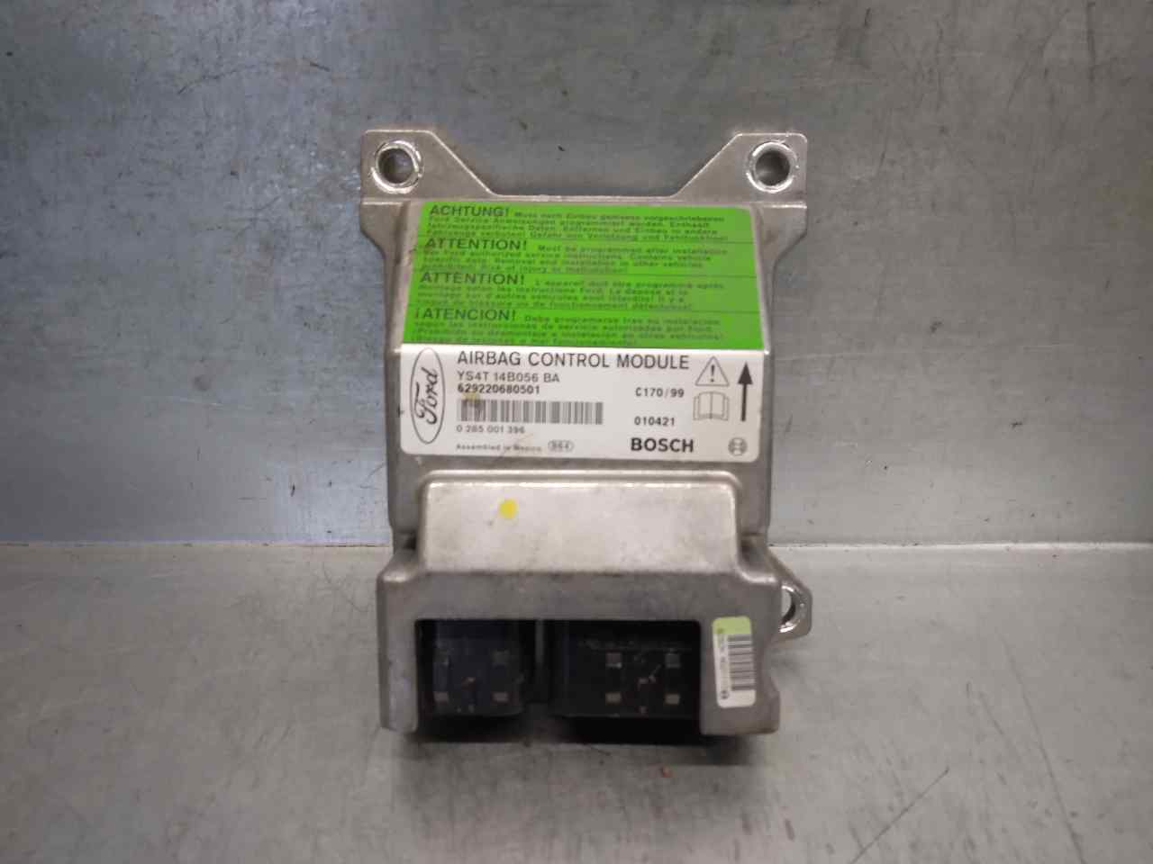 FORD Focus 1 generation (1998-2010) Unitate de control SRS YS4T14B056BA,0285001396 19860876