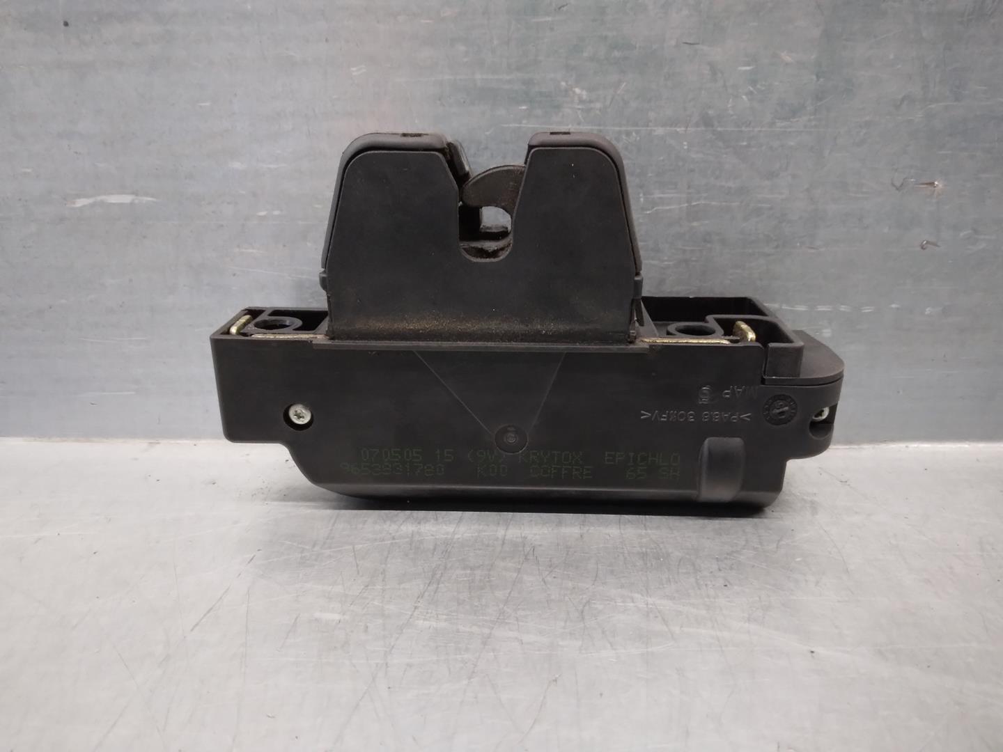 PEUGEOT 607 1 generation (2000-2008) Tailgate Boot Lock 9653831780, 3PINES, 4PUERTAS 21106339