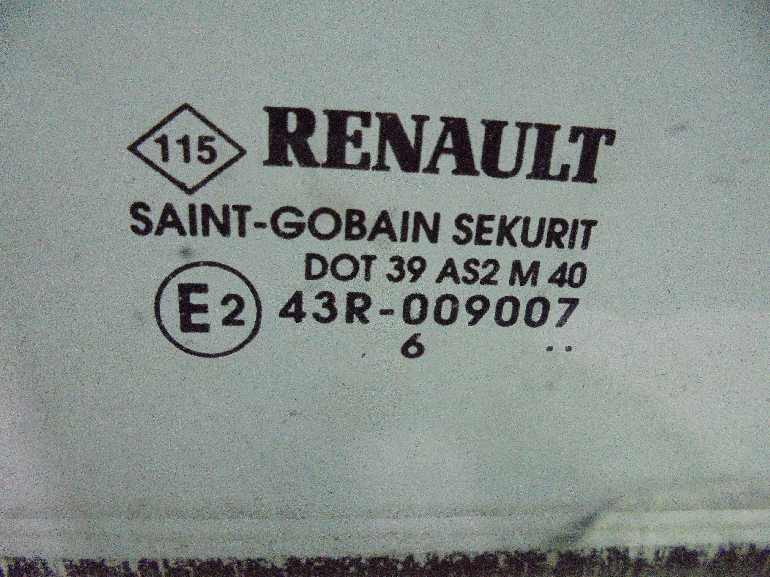 CHEVROLET Clio 3 generation (2005-2012) Front Right Door Window DOT39AS2M40, DOT39AS2M40+43R-009007 19768629