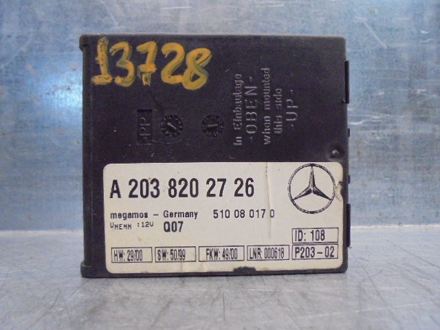 MERCEDES-BENZ S-Class W220 (1998-2005) Kiti valdymo blokai 510080170 23347690