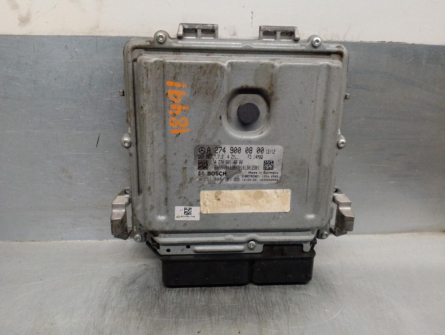 MERCEDES-BENZ C-Class W205/S205/C205 (2014-2023) Engine Control Unit ECU A2749000800,0261S08785 21724289