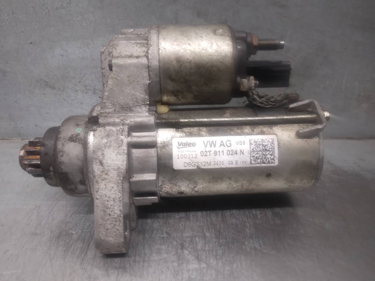 SEAT Ibiza 3 generation (2002-2008) Starter Motor 02T911024N,D6GS12M,VALEO 24218061