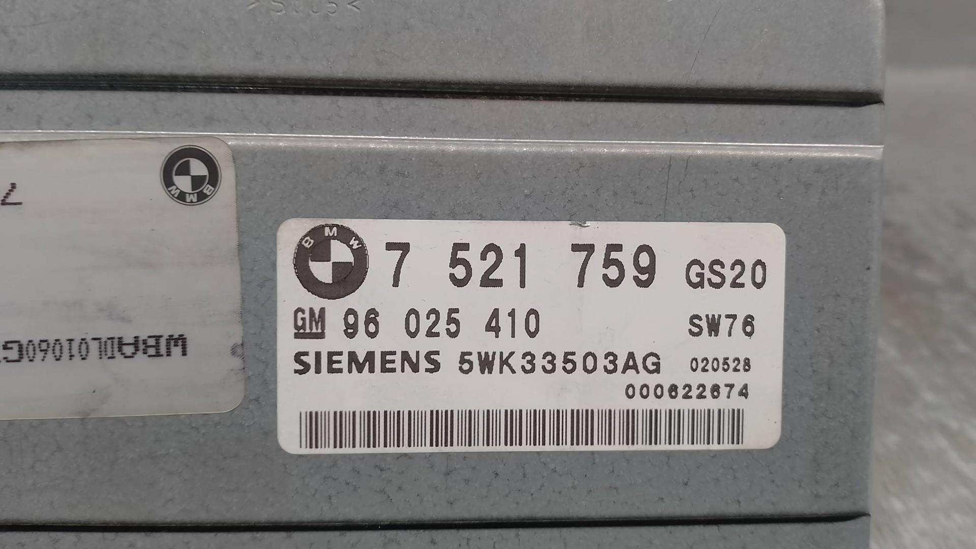 BMW 5 Series E39 (1995-2004) Блок управления коробки передач 7521759, 5WK33503AG, SIEMENS 23829275