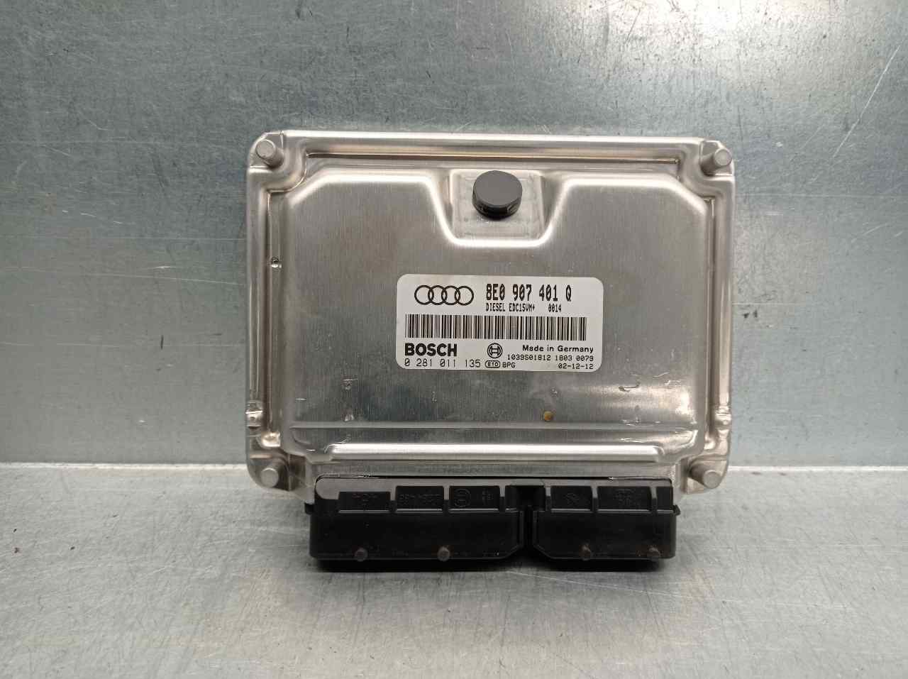 VAUXHALL A4 B6/8E (2000-2005) Moottorin ohjausyksikkö ECU 8E0907401Q,0281011135 19842169