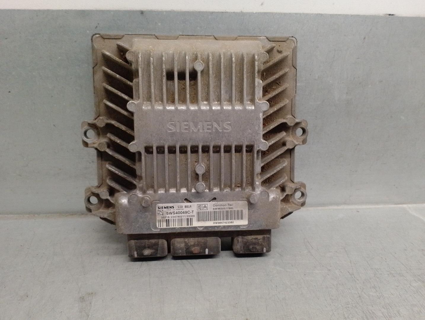 CITROËN Berlingo 1 generation (1996-2012) Блок управления двигателем 9650517880, 5WS400449CT, SIEMENS 24198049