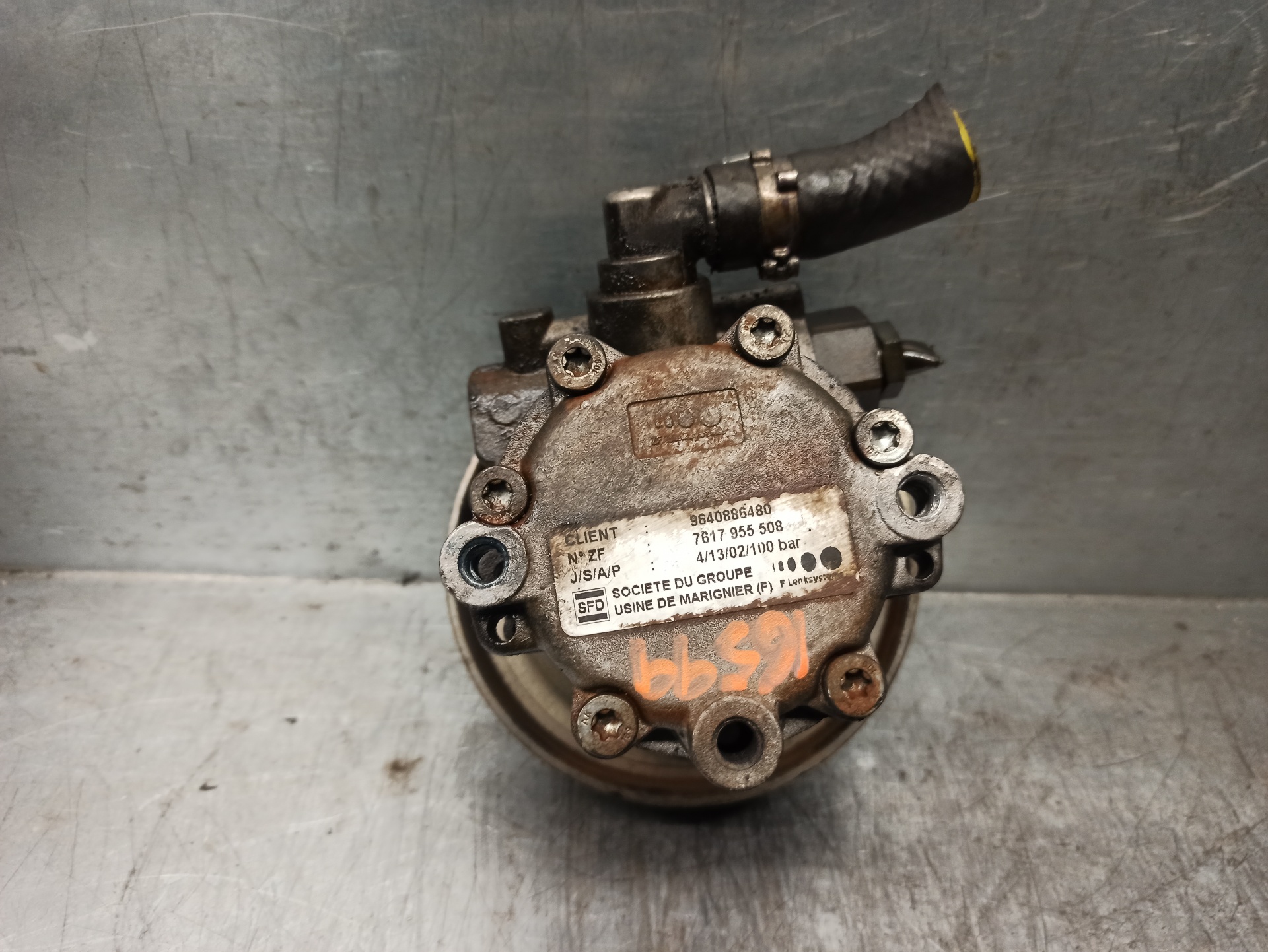 FIAT 607 1 generation (2000-2008) Power Steering Pump ZF+7617955508 19845927