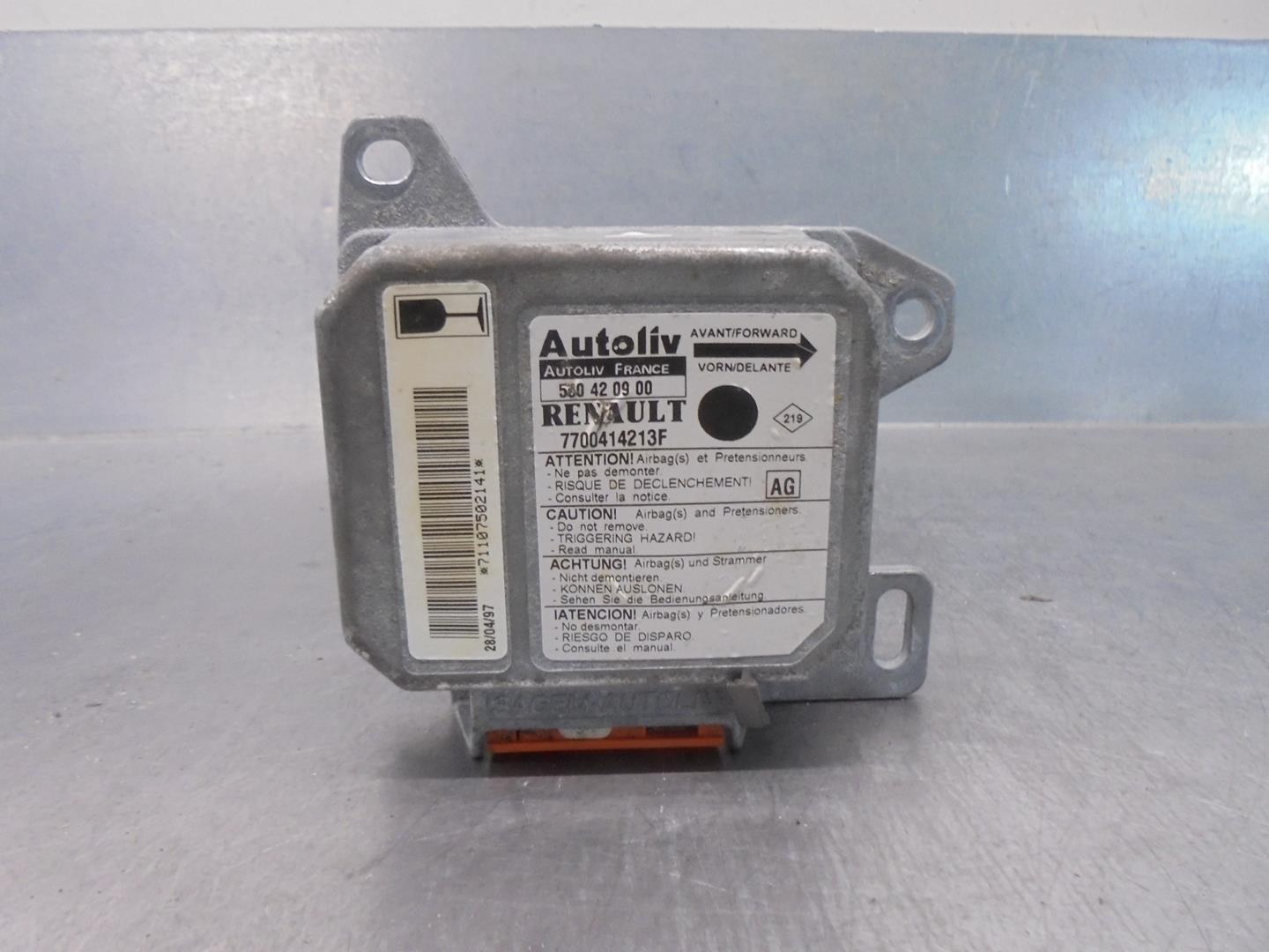 RENAULT Clio 3 generation (2005-2012) SRS Control Unit 7700414213, 550420900, AUTOLIV 24195886