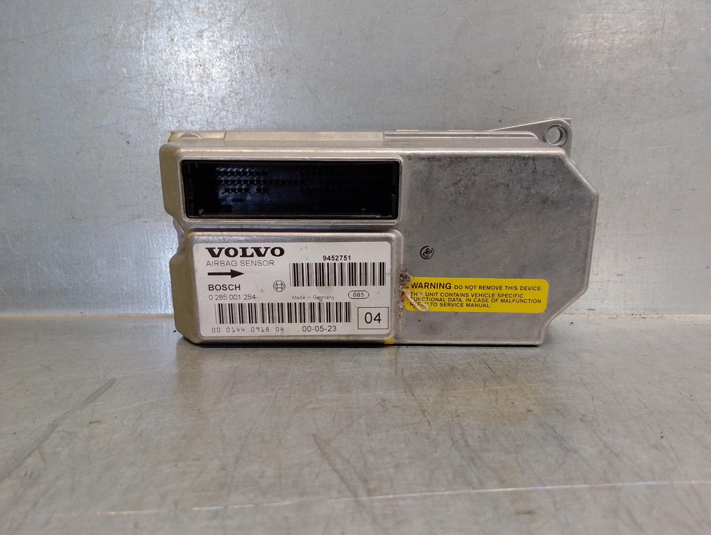 VOLVO S80 1 generation (1998-2006) Unitate de control SRS 9452751, 0285001254 19910426