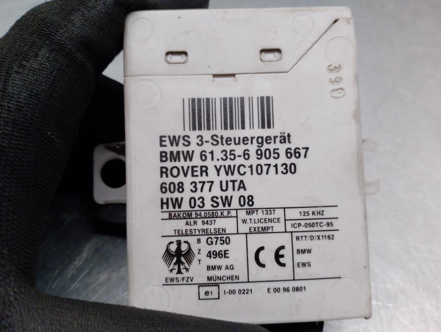 BMW 3 Series E46 (1997-2006) Immobiliser control unit 61356905667, 608377 24218172