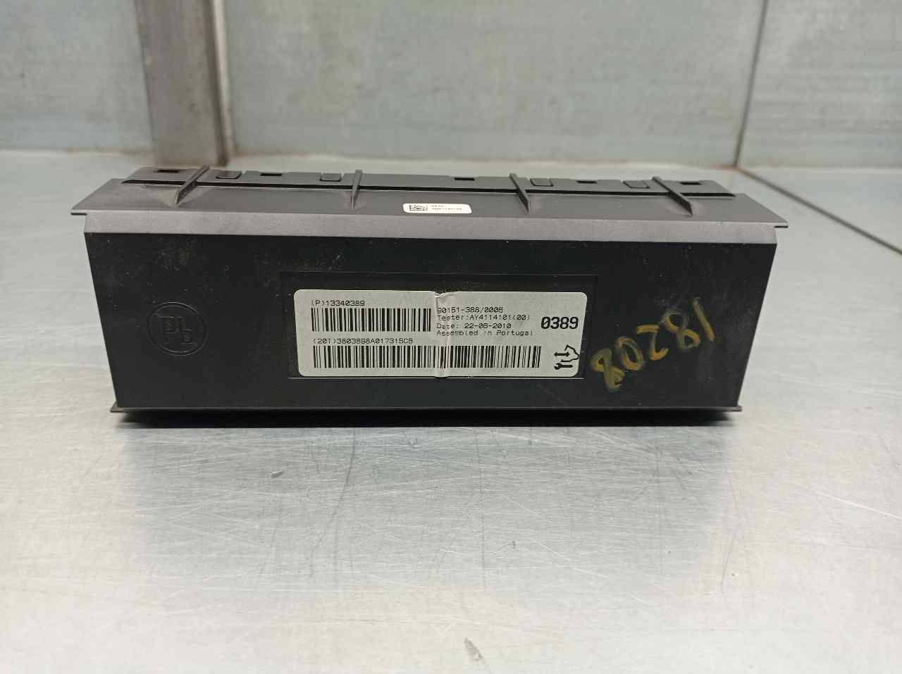 OPEL Astra J (2009-2020) Other Control Units 13340389 20777065