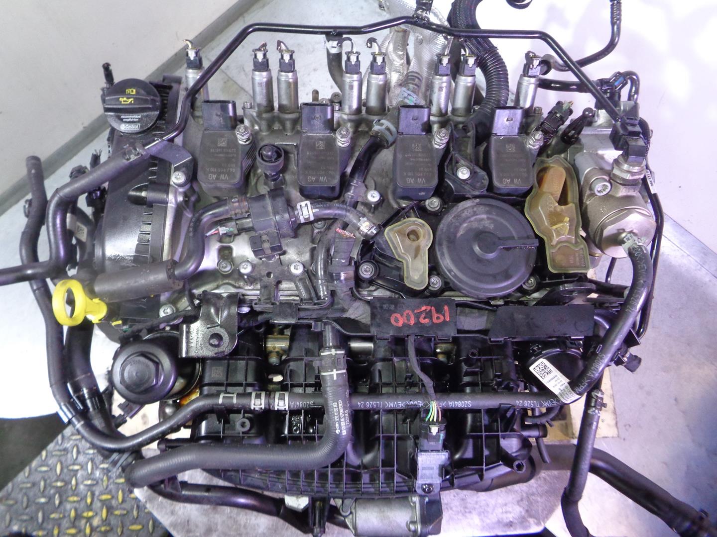 VOLKSWAGEN Golf 7 generation (2012-2024) Engine DLBA, 018328, 06K100035G 24550929