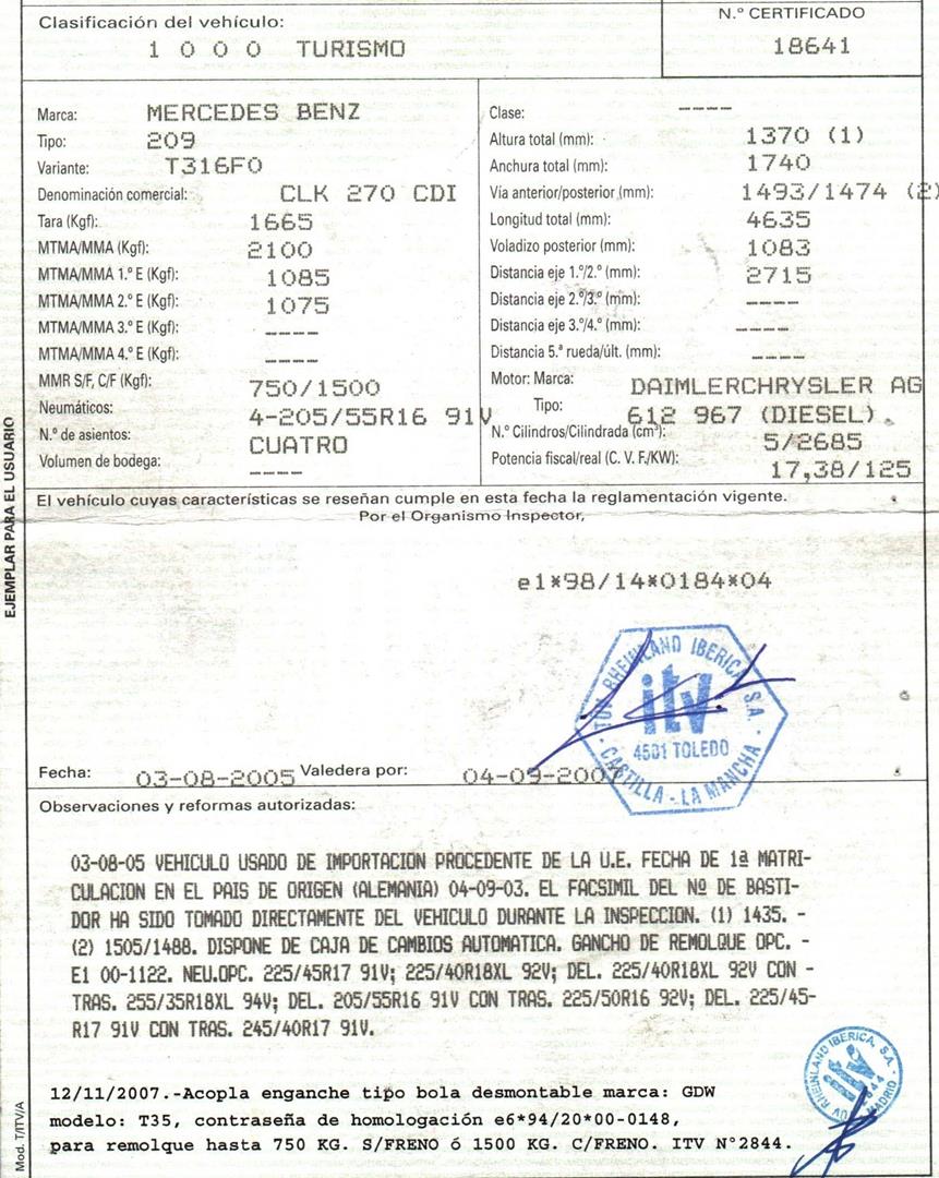 MERCEDES-BENZ CLK AMG GTR C297 (1997-1999) задний правый суппорт A0034239798, ATE 24158329