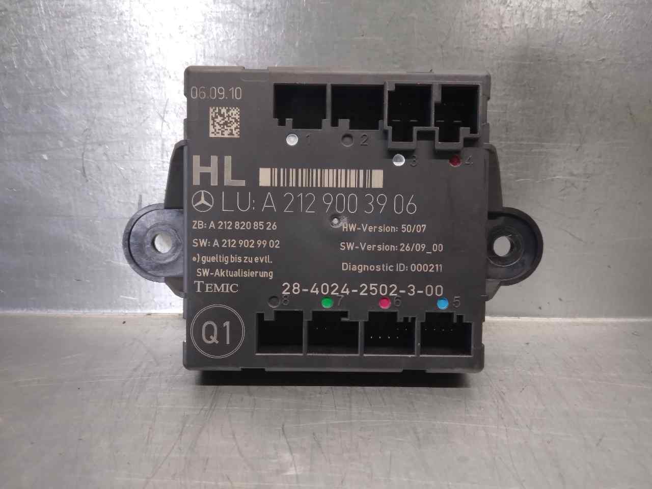 MERCEDES-BENZ GLK-Class X204 (2008-2015) Other Control Units A2129003906+ 19829982