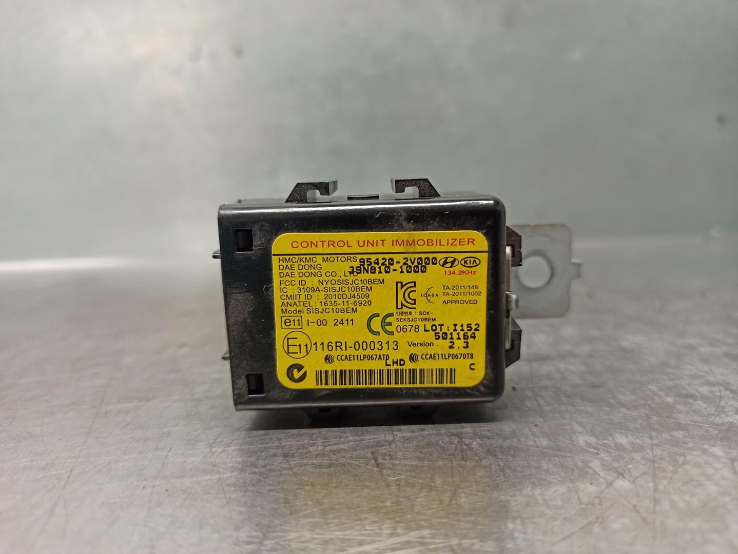 KIA Soul 2 generation (2014-2020) Immobiliser control unit 954202V000,39N8101000 20360344