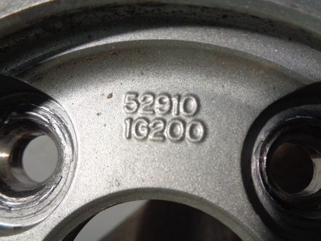 KIA Rio 2 generation (2005-2011) Tire R1551/2JX15-46, 51/2JX15-46, ALUMINIO5P 21725277