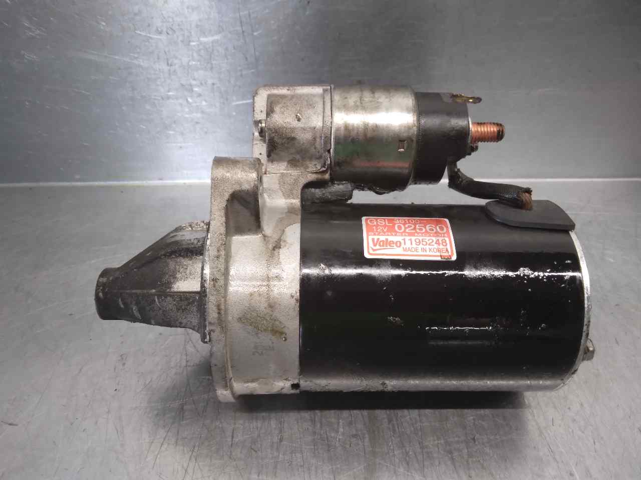 KIA Picanto 1 generation (2004-2011) Starter Motor 3610002560, 1195248, VALEO 19809490