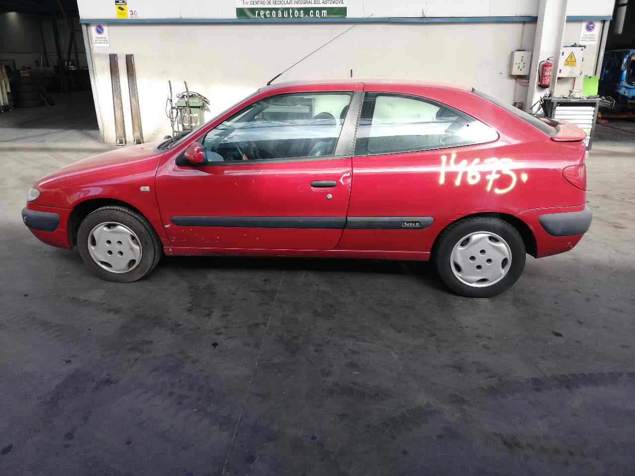 SUBARU Xsara 1 generation (1997-2004) Крыло переднее левое GRANATE 19784934