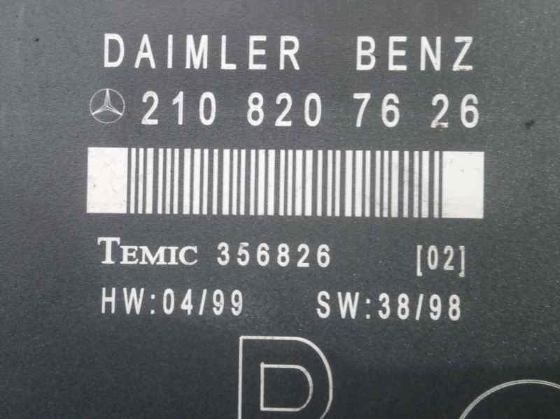 MERCEDES-BENZ E-Class W210 (1995-2002) Other Control Units TEMIC,TEMIC+356826 21688158