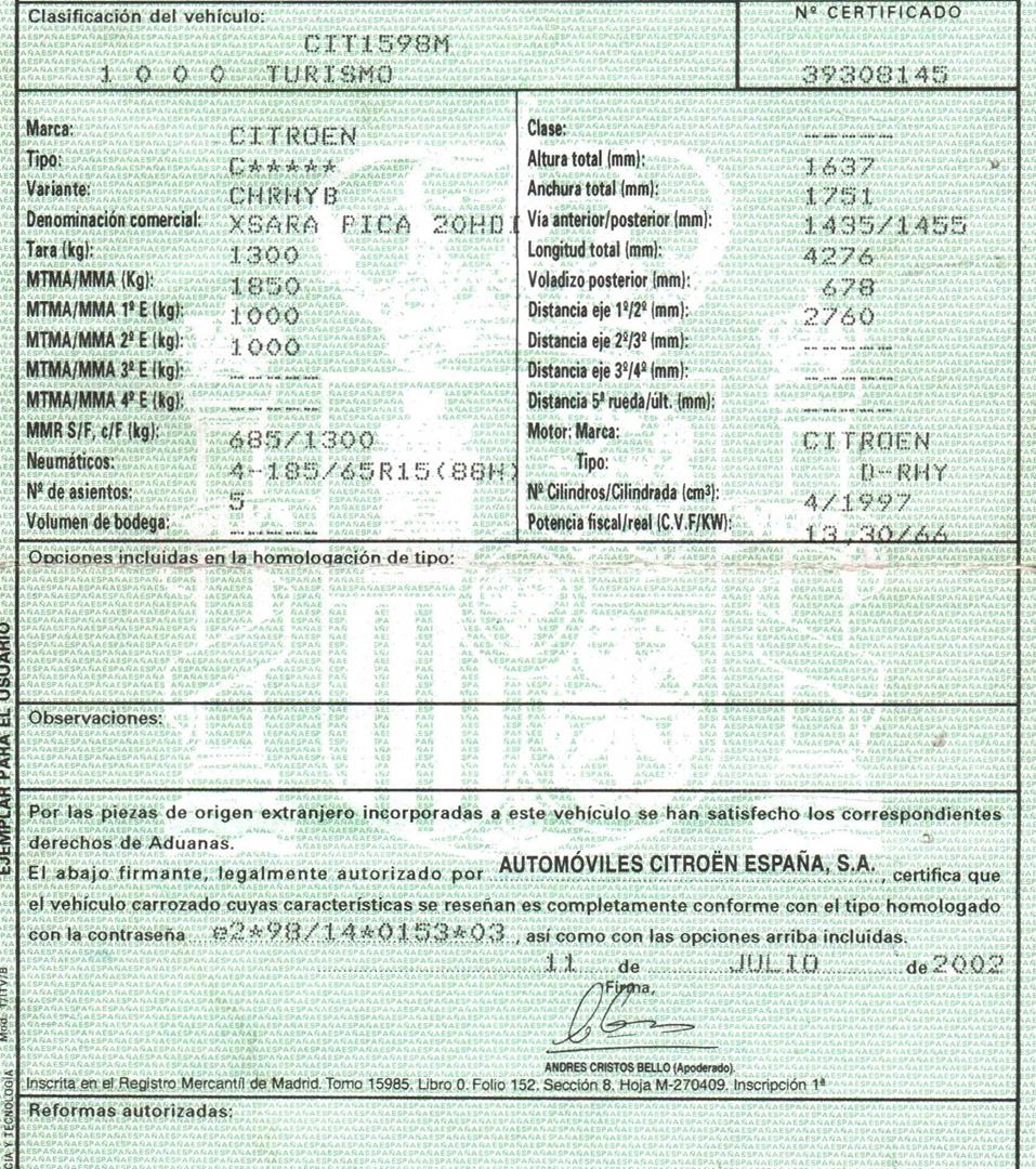 CITROËN Xsara 1 generation (1997-2004) Üzemanyagsín 0445214019, 0445214019 21732419