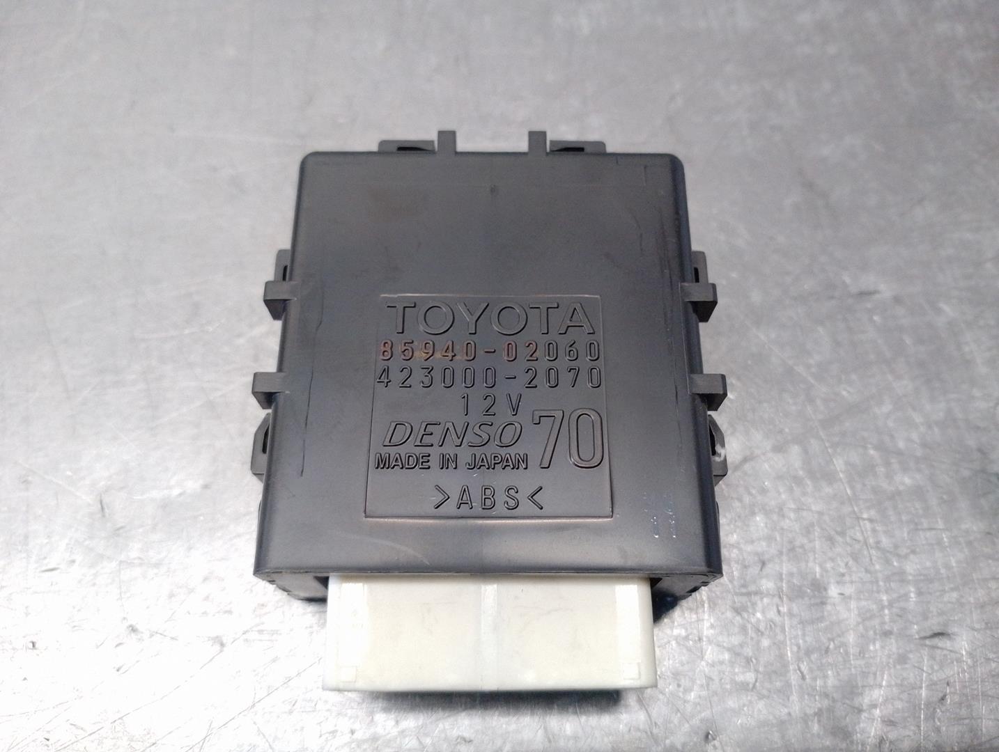 TOYOTA Auris 2 generation (2012-2015) Citau veidu vadības bloki 8594002060, 4230002070, DENSO 21726380