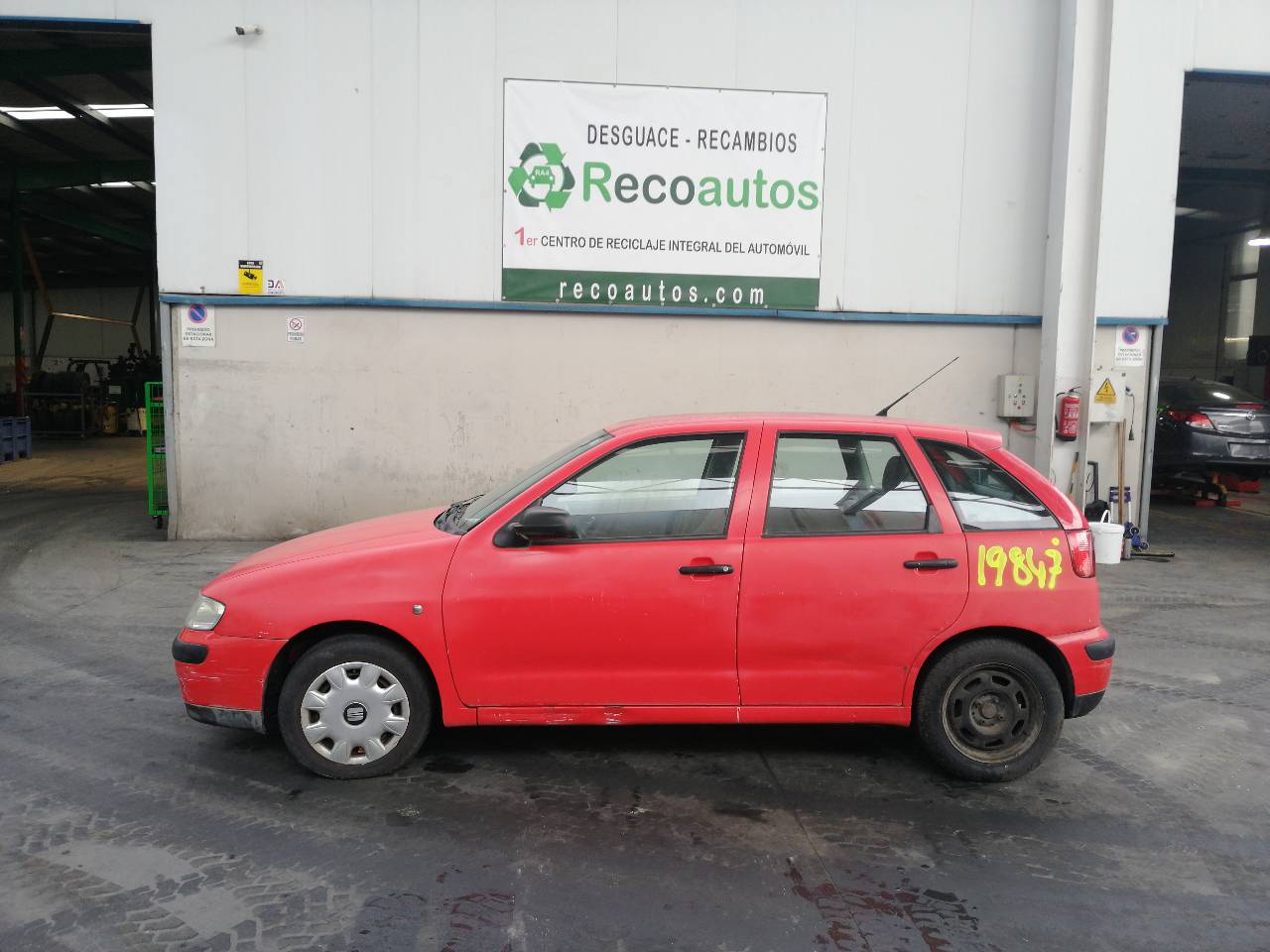 SEAT Ibiza 2 generation (1993-2002) Galinės dešinės durys 6K4833052C, ROJA, 5PUERTAS 24205012