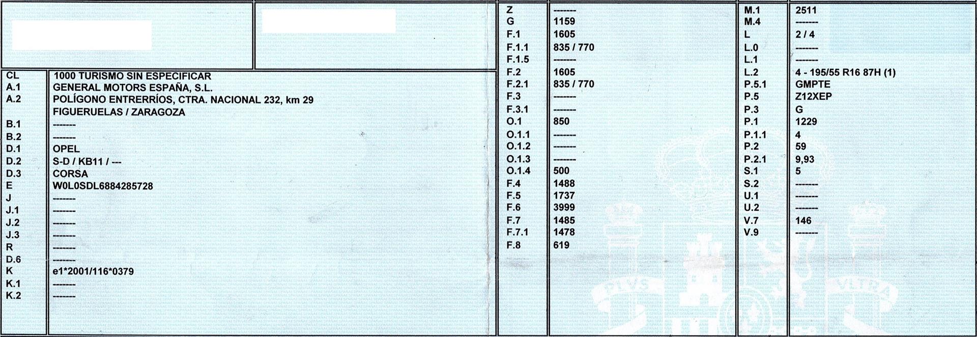 OPEL Corsa D (2006-2020) Left Side Wing Mirror 468435664, 3PINES, 5PUERTAS 24144960
