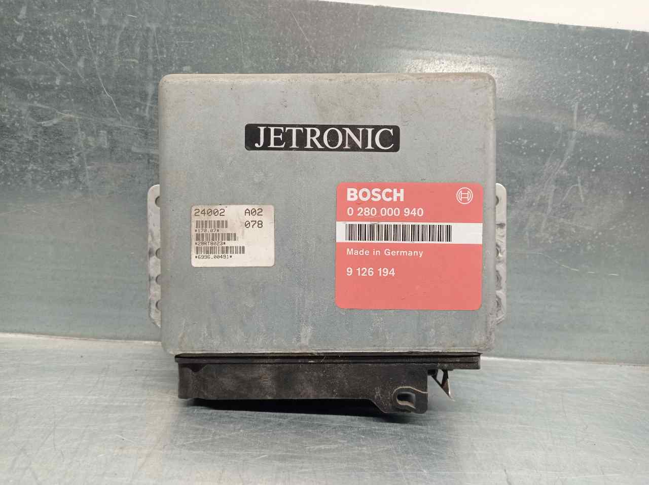 SAAB 9000 1 generation (1984-1998) Motorkontrollenhet ECU 9126194, 0280000940 19854131