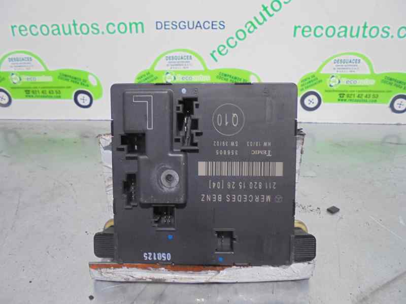 MERCEDES-BENZ E-Class W211/S211 (2002-2009) Other Control Units TEMIC,TEMIC+356805 19569966