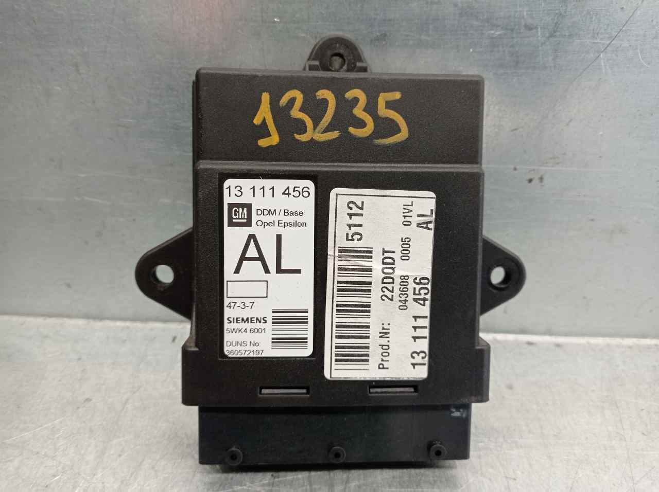 OPEL Vectra C (2002-2005) Other Control Units 13111456 19802282