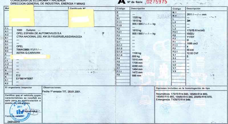 AUDI Astra H (2004-2014) Fuel Injector DELPHI, DELPHI+019195 19725361