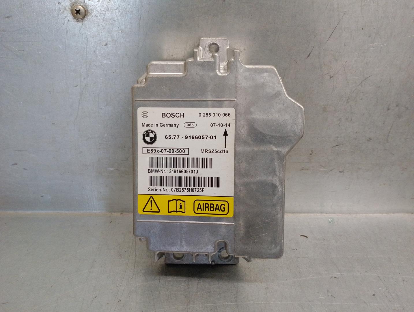 BMW 3 Series E90/E91/E92/E93 (2004-2013) SRS Control Unit 6577916605701, 0285010066 21727362