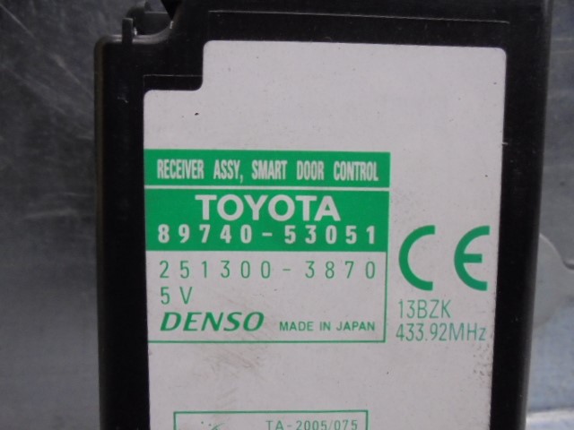 LEXUS IS XE20 (2005-2013) Other Control Units 2513003870,DENSO,8974053051+ 19773055