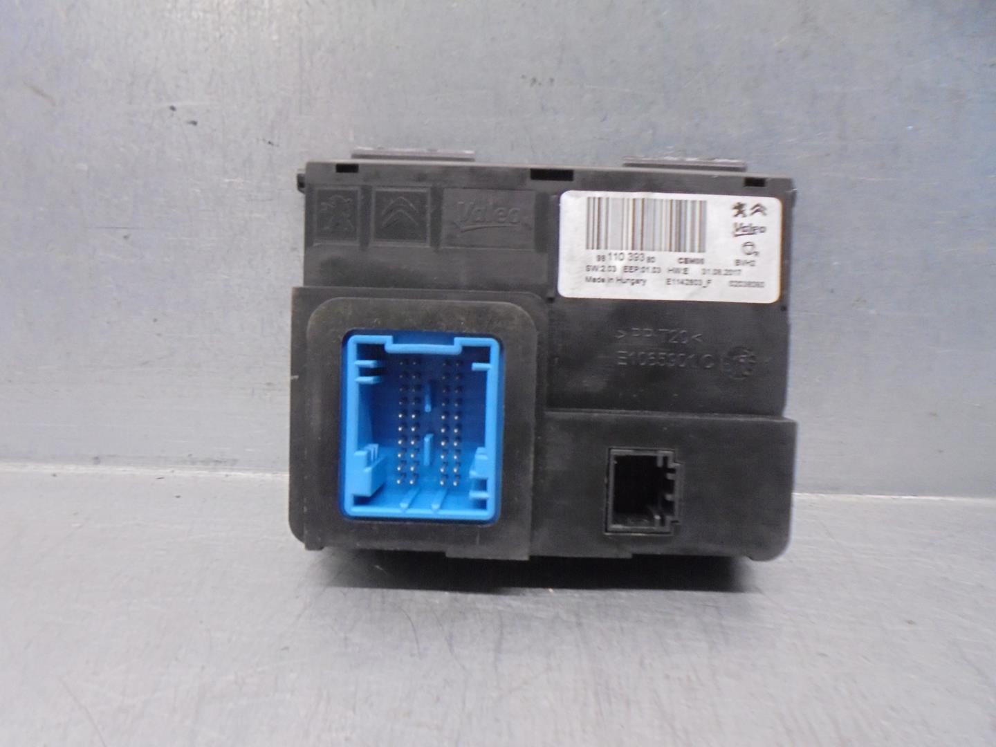 CITROËN C3 2 generation (2009-2016) Other Control Units 9811039380,E1142803F,VALEO 21119488