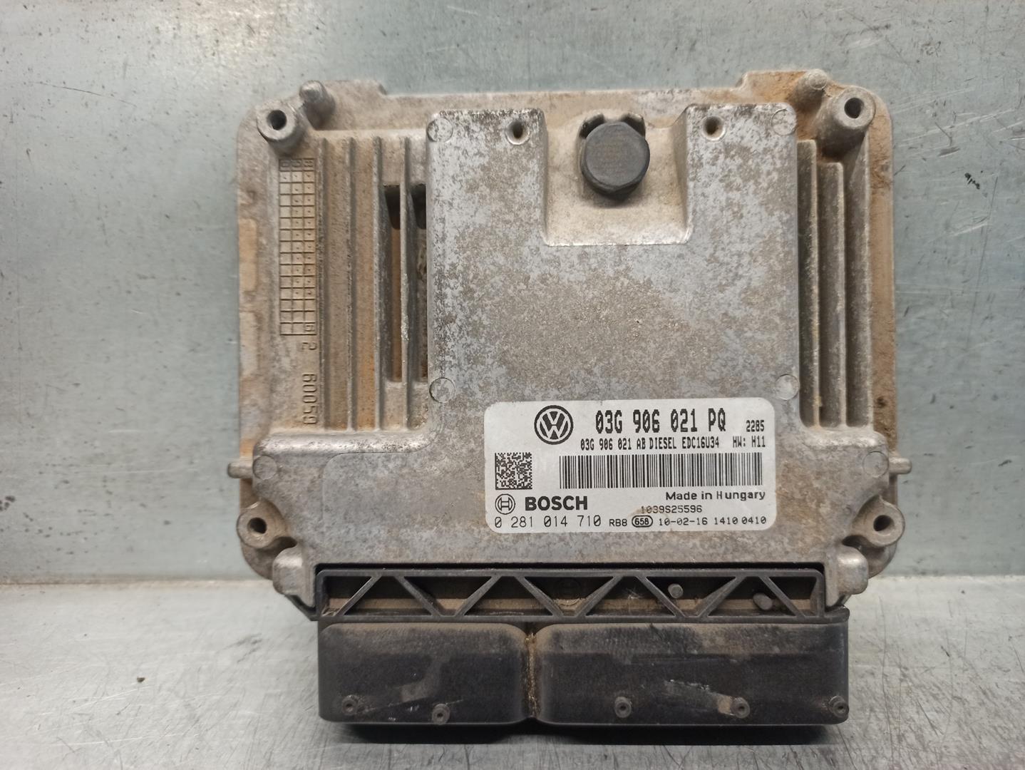 SKODA Octavia 2 generation (2004-2013) Engine Control Unit ECU 03G906021PQ,0281014710 24218983