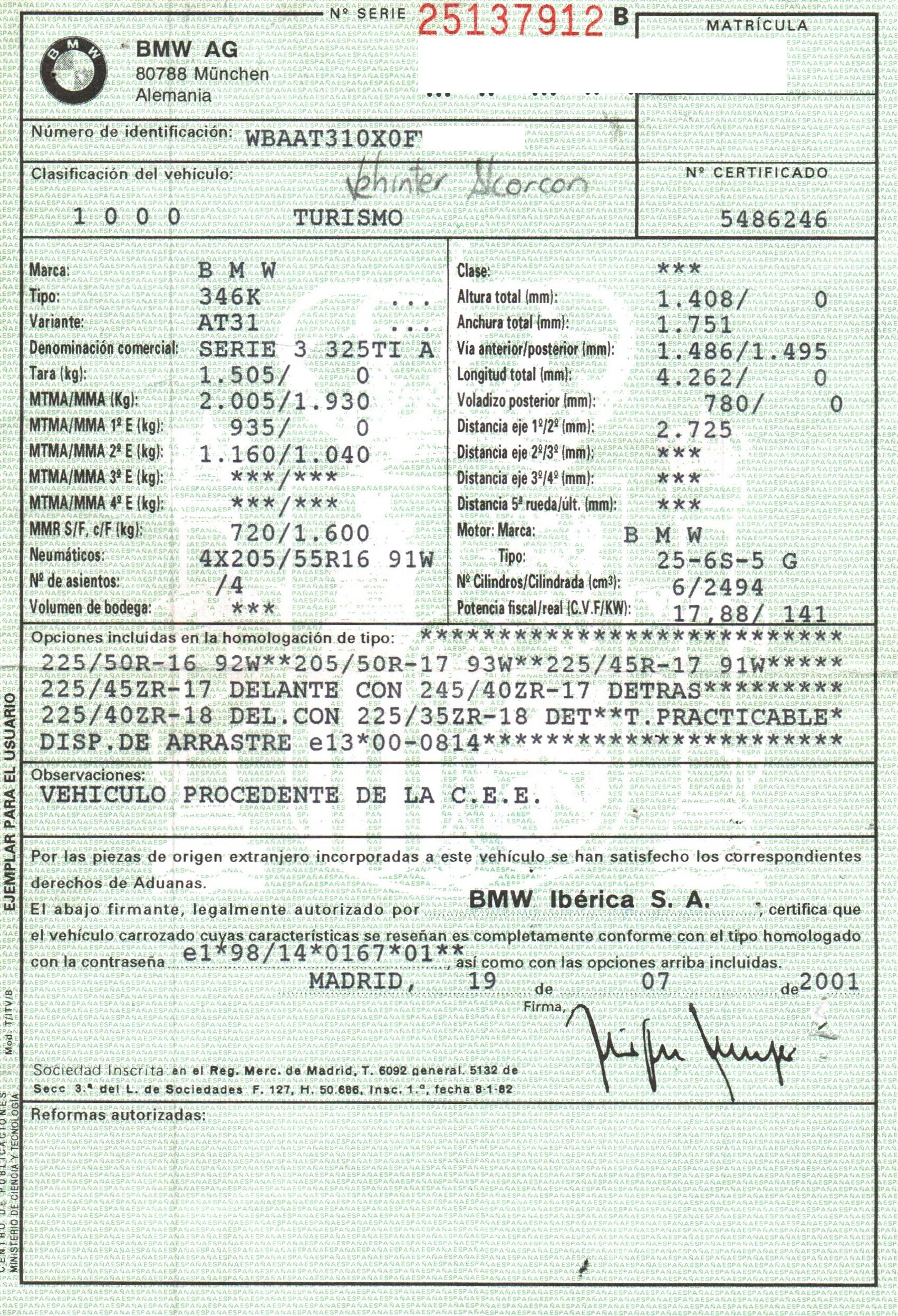 AUDI 3 Series E46 (1997-2006) Aizmugurējais buferis 3PUERTAS, 3PUERTAS+NEGRO 19813130