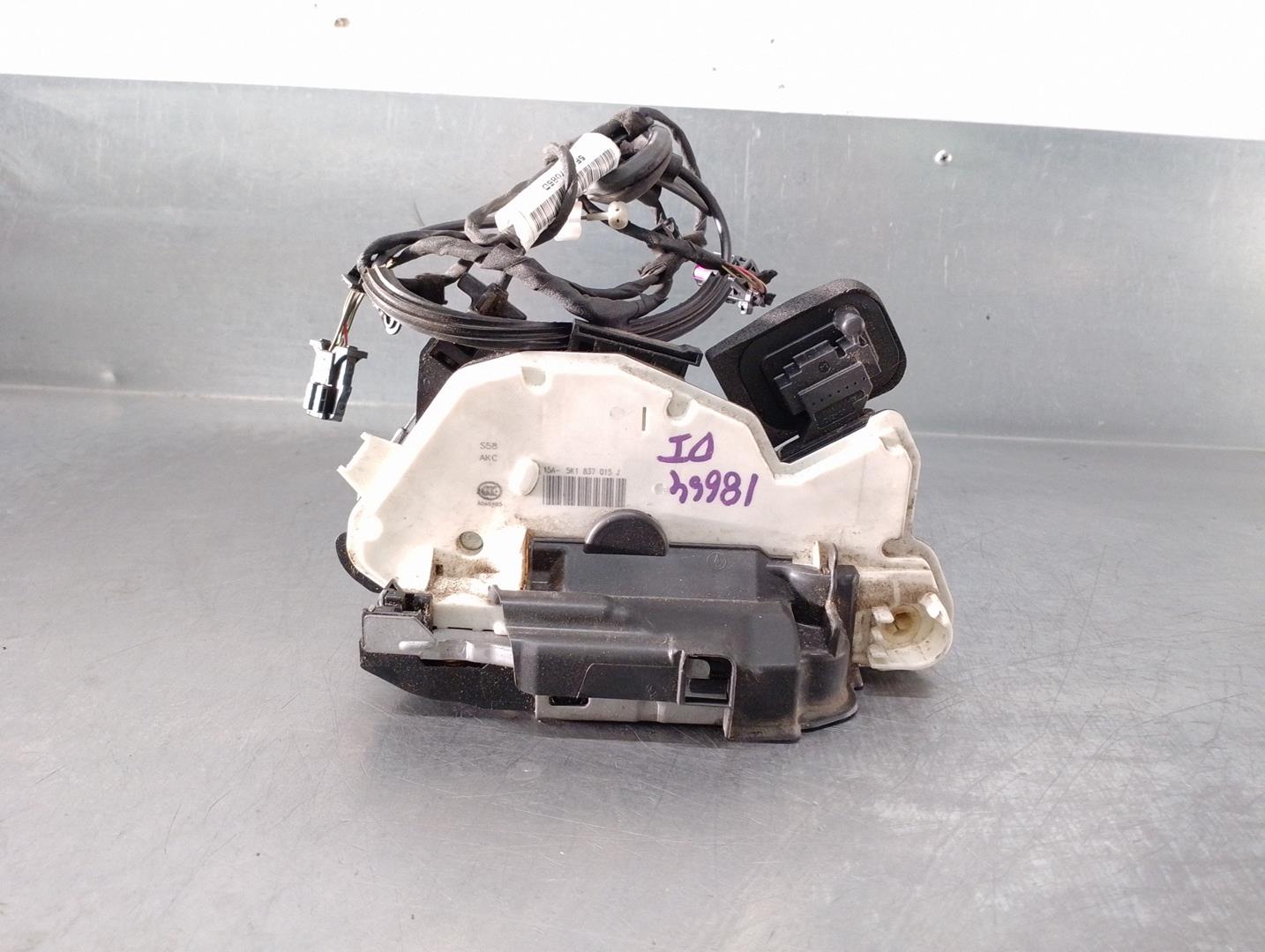 SEAT Leon 3 generation (2012-2020) Front Left Door Lock 5K1837015J, 7PINES, 5PUERTAS 21106791