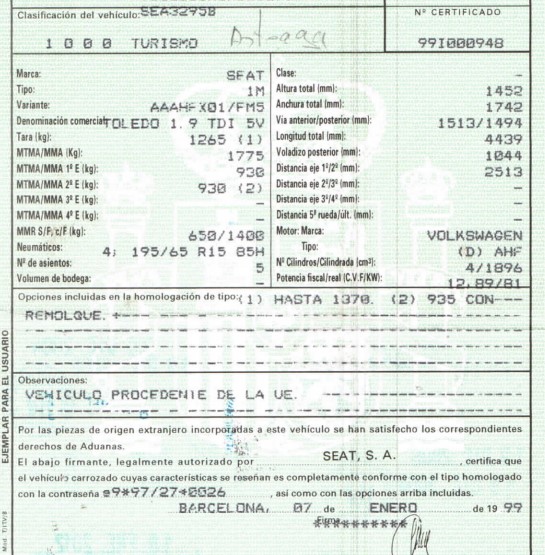 NISSAN Toledo 2 generation (1999-2006) Ușa spate dreapta GRANATE, 4PUERTAS, 1M0833056L+ 19782186