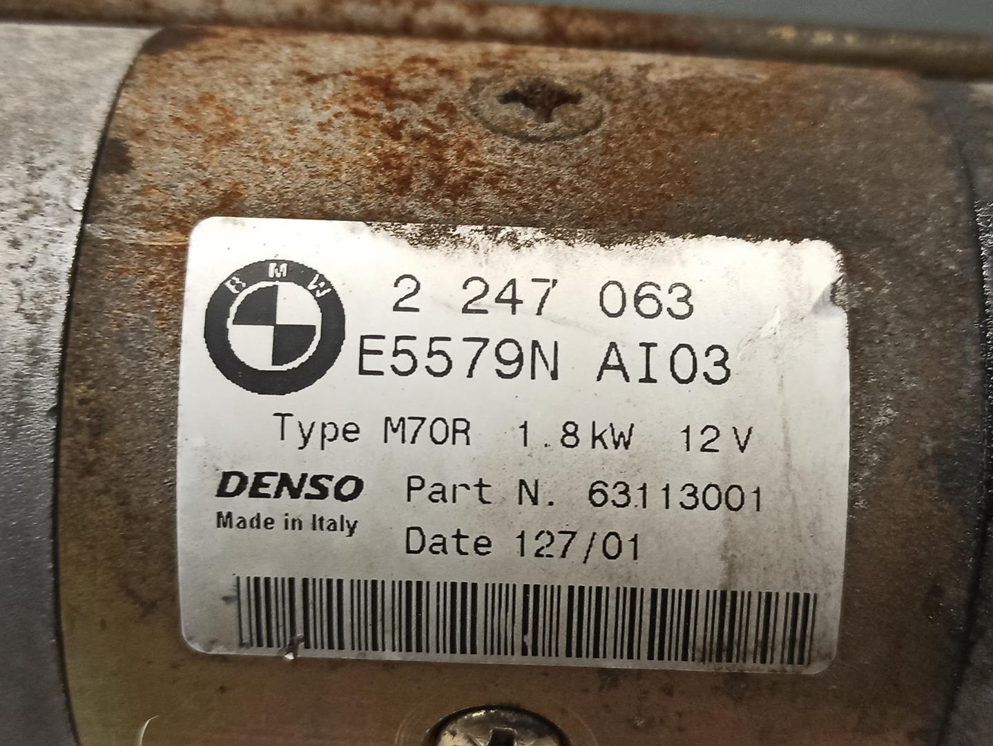 BMW 5 Series E39 (1995-2004) Starter Motor 2247063, E5579N, DENSO 24535721