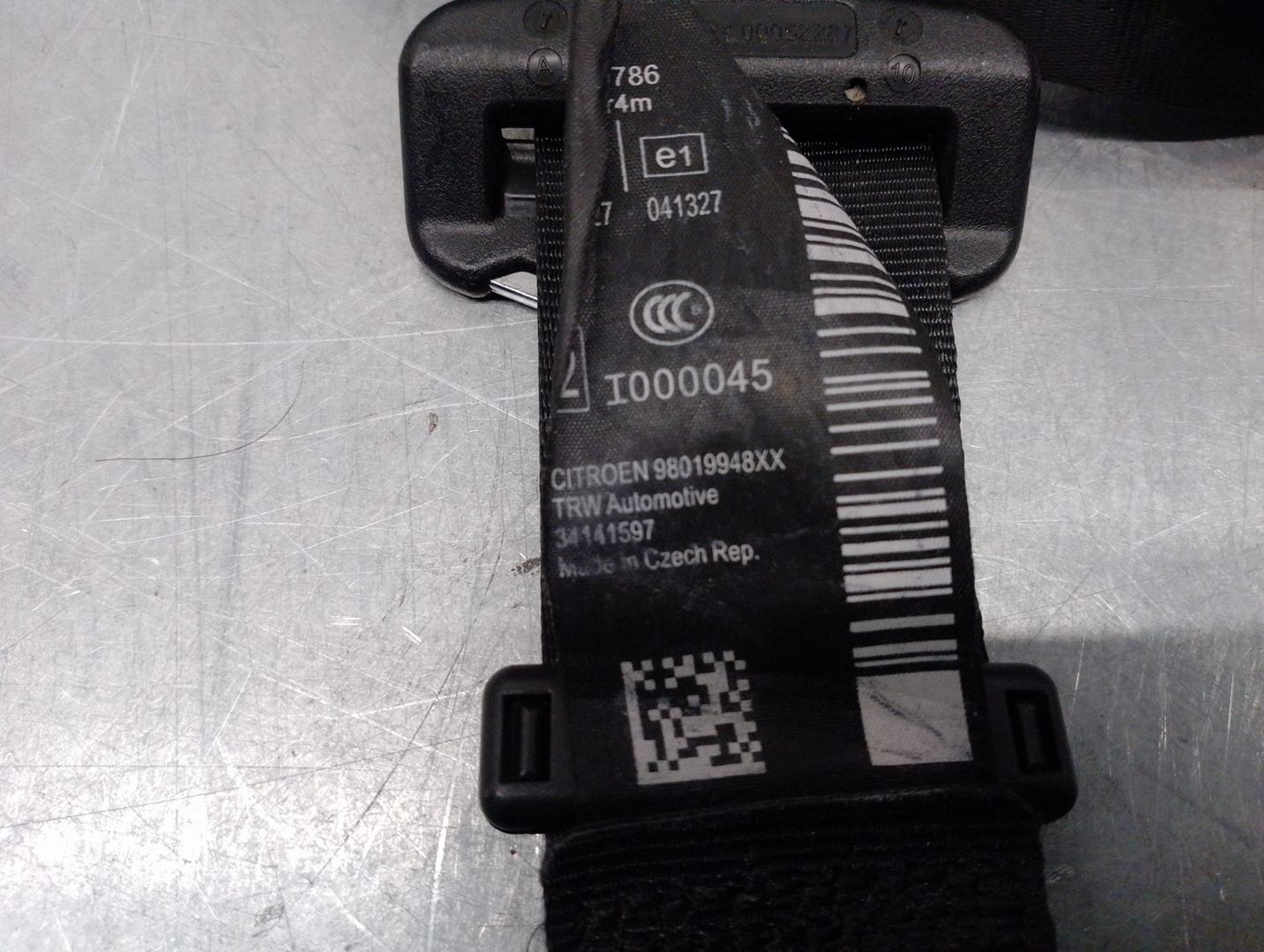 CITROËN C3 2 generation (2009-2016) Rear Left Seatbelt 98019948XX, 5PUERTAS 24167676