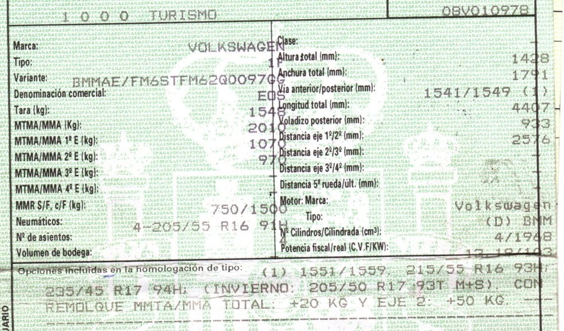 VOLKSWAGEN Eos 1 generation (2006-2020) Oikea takavarsi 1K0501530C 19799807