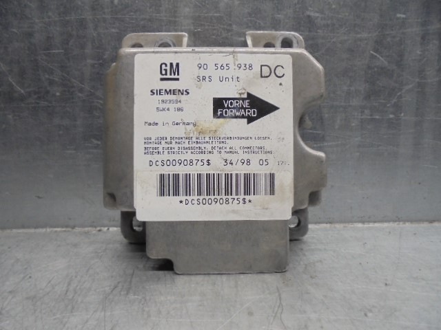 TOYOTA Omega B (1994-2003) Блок SRS 1923594,SIEMENS,90565938+ 19774749