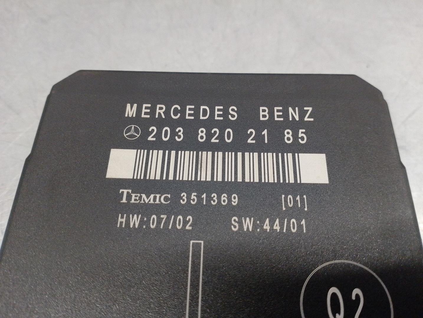 MERCEDES-BENZ C-Class W203/S203/CL203 (2000-2008) Другие блоки управления 2038202185, 351369, TEMIC 19915650